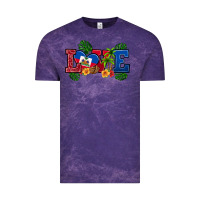 Cloud Purple love haitian republic Vintage Tee - RanaPortraitStore