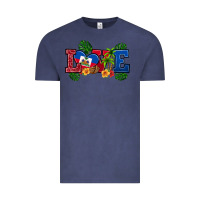 Vintage Denim love haitian republic Vintage Tee - RanaPortraitStore