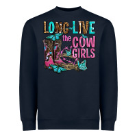 Navy long live the cowgirls olivia Heavyweight Sweatshirt - OliviaCreatesArt