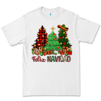 White Feliz Navidad Premium Tee - NancyCooperArtShop