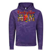 Cloud Purple Firefighter Mom Vintage Hoodie - texasbilliewilder