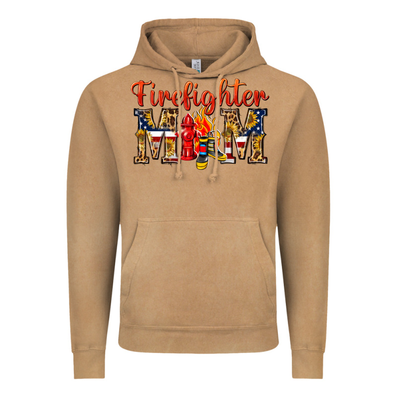 Firefighter Mom Vintage Hoodie by texasbilliewilder | Teevron