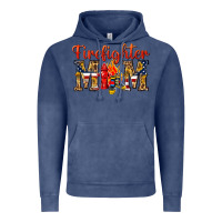 Vintage Denim Firefighter Mom Vintage Hoodie - texasbilliewilder