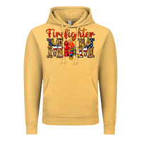 Vintage Mustard Firefighter Mom Vintage Hoodie - texasbilliewilder