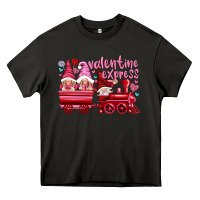 Asphalt valentines express with gnomies Heavy Core Tee - NancyCooperArtShop