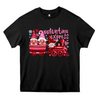 Black valentines express with gnomies Heavy Core Tee - NancyCooperArtShop