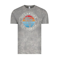 Cloud Rock Oceanside California Ca Vintage Retro 70S Vintage Tee - lanVoArt