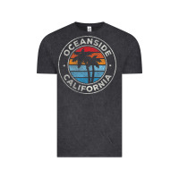 Vintage Black Oceanside California Ca Vintage Retro 70S Vintage Tee - lanVoArt
