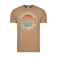 Vintage Coffee Oceanside California Ca Vintage Retro 70S Vintage Tee - lanVoArt