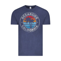 Vintage Denim Oceanside California Ca Vintage Retro 70S Vintage Tee - lanVoArt