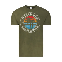 Vintage Olive Oceanside California Ca Vintage Retro 70S Vintage Tee - lanVoArt