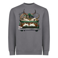 Storm cowhide and hunter truck olivia Heavyweight Sweatshirt - OliviaCreatesArt