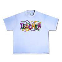 Grape Ice mardi gras teacher Urban Heavy Tee - texasbilliewilder