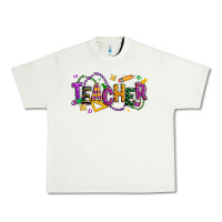 Pistachio mardi gras teacher Urban Heavy Tee - texasbilliewilder