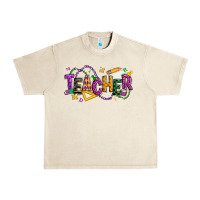 Sandshell mardi gras teacher Urban Heavy Tee - texasbilliewilder