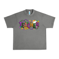 Tornado mardi gras teacher Urban Heavy Tee - texasbilliewilder