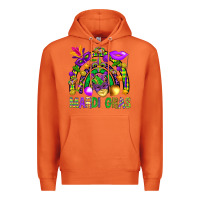 Carrot Mardi Gras Rainbow Premium Hoodie - BundleAndBundleShop