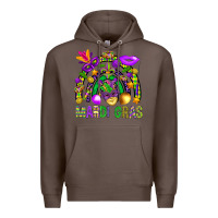 Coffee Mardi Gras Rainbow Premium Hoodie - BundleAndBundleShop
