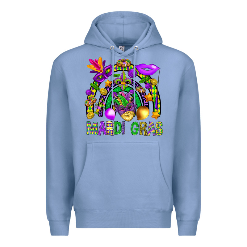 Mardi Gras Rainbow Premium Hoodie by BundleAndBundleShop | Teevron