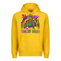 Lemon Mardi Gras Rainbow Premium Hoodie - BundleAndBundleShop