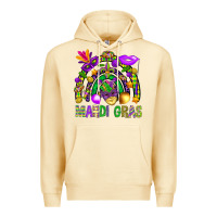Pina Colada Mardi Gras Rainbow Premium Hoodie - BundleAndBundleShop