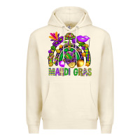 Sandshell Mardi Gras Rainbow Premium Hoodie - BundleAndBundleShop
