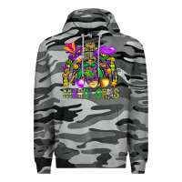 Slate Camo Mardi Gras Rainbow Premium Hoodie - BundleAndBundleShop