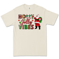 Bone Holly Jolly vibes Christmas with Santa Premium Tee - NancyCooperArtShop