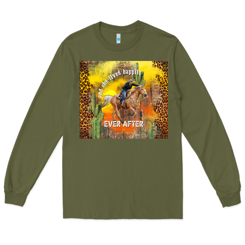 And She Lived Happily Ever After Long Sleeve Tee by TumblerDesignByShophia | Teevron