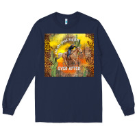 Navy and she lived happily ever after Long Sleeve Tee - TumblerDesignByShophia