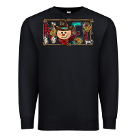 Black noel snowman christmas Premium Sweatshirt - CowhideDigitalArt