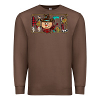 Chestnut noel snowman christmas Premium Sweatshirt - CowhideDigitalArt