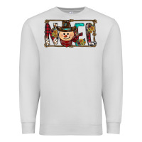 Dove Grey noel snowman christmas Premium Sweatshirt - CowhideDigitalArt