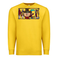 Lemon noel snowman christmas Premium Sweatshirt - CowhideDigitalArt