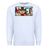 White noel snowman christmas Premium Sweatshirt - CowhideDigitalArt