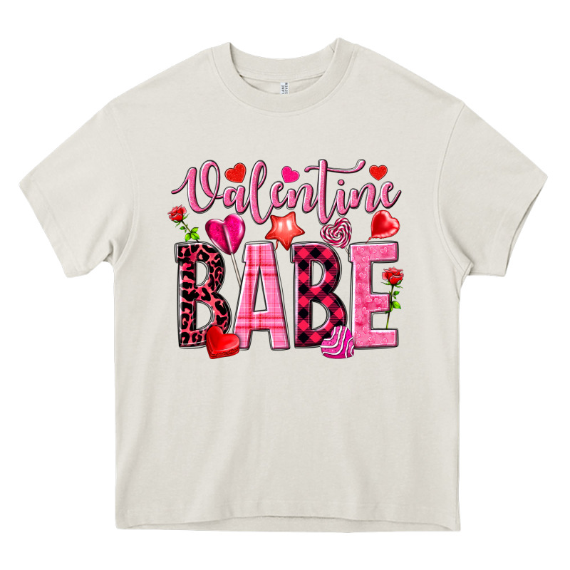 Valentine Babe Heavy Core Tee by NancyCooperArtShop | Teevron
