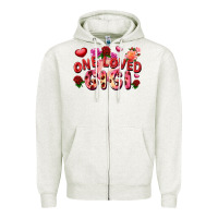 Oatmeal Heather One loved gigi Zipper Hoodie - FaDigitalArtStudio