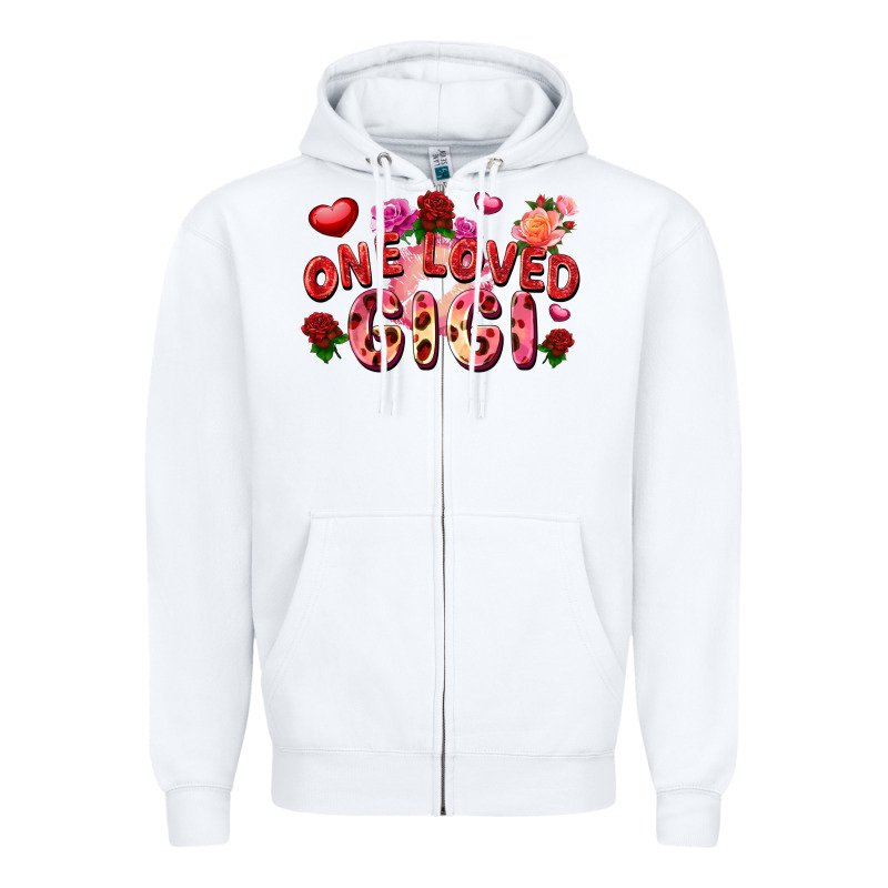 One Loved Gigi Zipper Hoodie by FaDigitalArtStudio | Teevron