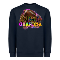 Navy football grandma Heavyweight Sweatshirt - OliviaCreatesArt