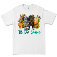 White Tis The Season Cows Premium Tee - RanaPortraitStore