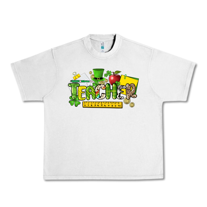 Teacher St. Patricks Day Urban Heavy Tee by NancyCooperArtShop | Teevron