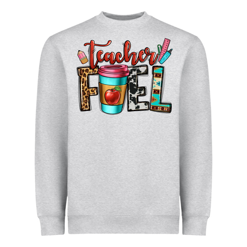 Teacher Fuel Heavyweight Sweatshirt by OliviaCreatesArt | Teevron