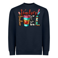 Navy teacher fuel Heavyweight Sweatshirt - OliviaCreatesArt