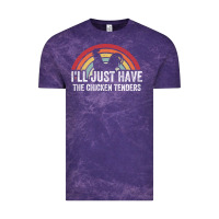 Cloud Purple I'll Just Have The Chicken Tenders Vintage Tee - lanVoArt
