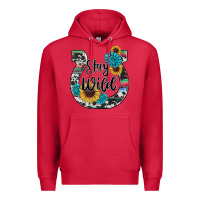 Cardinal western stay wild horsesho Premium Hoodie - RanaPortraitStore