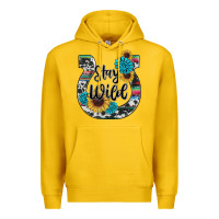 Lemon western stay wild horsesho Premium Hoodie - RanaPortraitStore