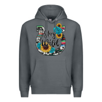 Rock western stay wild horsesho Premium Hoodie - RanaPortraitStore
