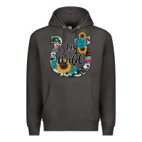 Smoke western stay wild horsesho Premium Hoodie - RanaPortraitStore