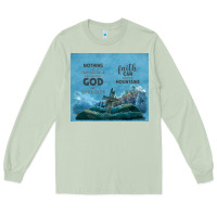 Matcha nothing is impossible with cross Long Sleeve Tee - TumblerDesignByShophia