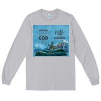 Moon Dust nothing is impossible with cross Long Sleeve Tee - TumblerDesignByShophia